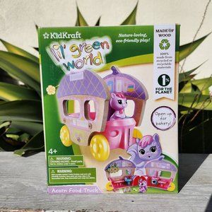 NEW KidKraft Squirrel Wooden Food Truck Doll Figure Bakery Montessori Playset